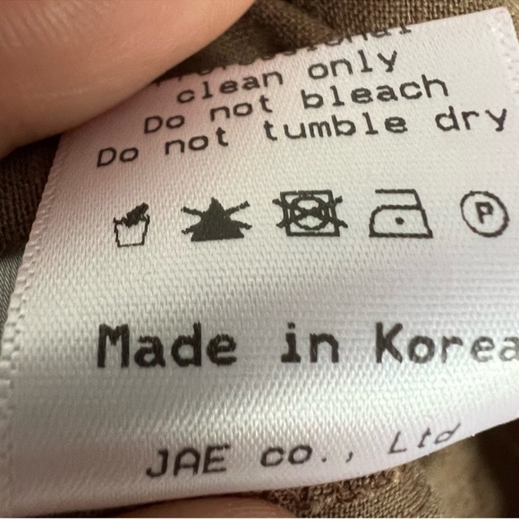 Storets puffed sleeve linen top size S/M - Picture 7 of 8